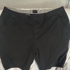 Fox Black Flat Front Shorts
